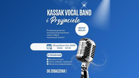 <h2><a href='news,14927,1.html'>Muzyczny Czwartek z KASSAK Vocal Band i Przyjaci�mi!</a></h2>